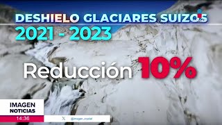 Los glaciares suizos se derriten  Noticias con Crystal Mendivil [upl. by Sumetra860]