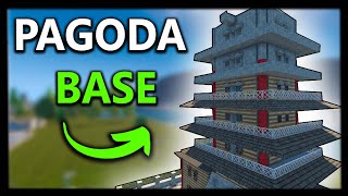 Shaggys Epic Pagoda BASE Build In 7 Days To Die [upl. by Calv305]