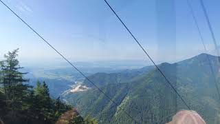 ⁴ᴷ Traveling on the Velika Planina Cable Car [upl. by Ynna725]