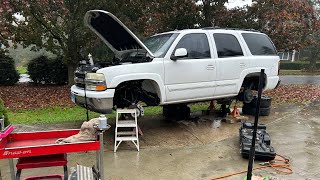 BRAIDED STAINLESS FUEL LINE REPLACEMENT INSTALL  CHEVY TRUCK SUPER EASY [upl. by Enomrej]