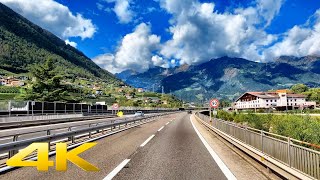 Bolzano to Merano 🇮🇹 Italy  4K Scenic Drive 155 [upl. by Aletha]