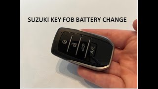 Suzuki Across Key Fob Battery Replacement Toyota [upl. by Anoyi]