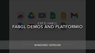 FabGL and PlatformIO  importing a demo Windows version [upl. by Ebanreb505]