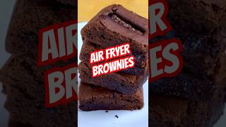 Air fryer Brownies with milk chocolate airfryer brownie shorts [upl. by Bari]