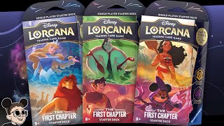 Lorcana Starter Decks Unboxing amp Overview [upl. by Mahau]