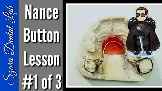 How to make a Nance Button Ortho Lesson 1 of 3 by Szara Dental [upl. by Ravaj]