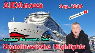 AIDAnova Skandinavische Highlights Kreuzfahrt 2024 [upl. by Alrak339]