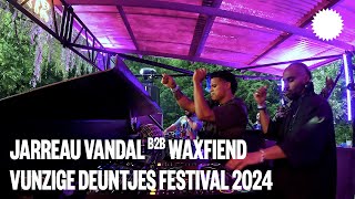 Jarreau Vandal B2B Waxfiend  Vunzige Deuntjes Festival 2024  Amsterdam  Eclectic stage by Stewww [upl. by Isidora22]