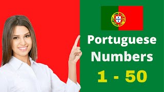 Learn Portuguese numbers 150 Learn How to Count in Portuguese [upl. by Gnaoh192]