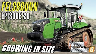 GROWING IN SIZE  Lets Play Farming Simulator 19  Episode 20 [upl. by Akemet]