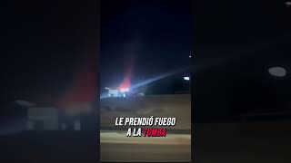 prenden fuego a la tumba del hijo de Vicente Zambada Niebla cosasdeculiacan cds video [upl. by Broeder]