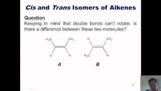 Chapter 3 – Alkenes Part 1 of 2 [upl. by Draillih]