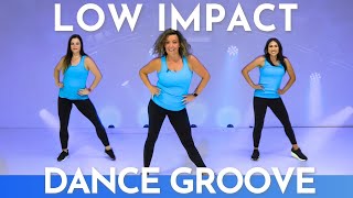 10 Min Low Impact Dance Grooves Workout  Fun Dance Fitness  Weights [upl. by Richarda]