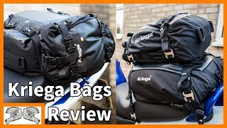 Kriega US10 20 amp 30 Bags  Owners Review [upl. by Esyli]