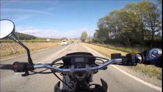 GoPro  Balade moto MBK X limit Yamaha TZR  Derbi Xtrem 50cc [upl. by Enaud]