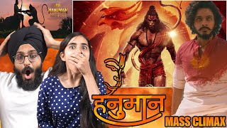 HANUMAN MASS CLIMAX SCENE REACTION  Prasanth Varma  Teja Sajja  Parbrahm Singh [upl. by Buckler]