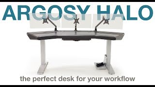 ARGOSY HALO Desk  The Perfect Desk for Your Workflow [upl. by Babbie]