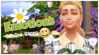 The Sims 4 Emotions Legacy  Part 2  Simple Living  Fugly Date [upl. by Meill769]