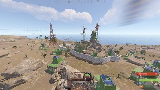 Rust Solo Unraidable God Rock Base Tour  Reddit EU Low Pop [upl. by Tildie]