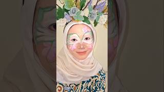 Praktik Makeup Fantasi tema 🌸 Flora dan 🦋 Fauna 🌸🌺🍀☘️ makeup makeuptutorial [upl. by Irby]