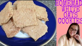 HOMEMADE WHITE OATS COOKIES EASY RECIPELERMA BIEN MIX VLOGS [upl. by Waldos]