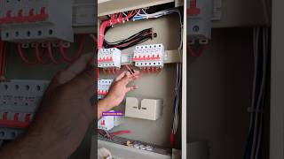 3 phase distribution board wiring youtubeshorts shorts [upl. by Omsoc]