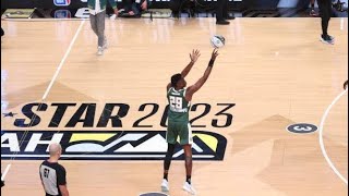 Team Antetokounmpo Skills Challenge Round 3  Shooting  Feb 18  2023 NBA Skills Challenge [upl. by Bouley]