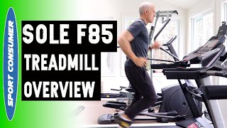 Sole F85 Treadmill Overview [upl. by Rehm88]