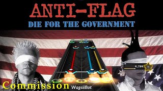 Anti Flag  Youve Got To Die For The Government  Clone Hero Guitar Hero Chart w Lyrics [upl. by Aivun]