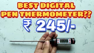 BEST DIGITAL FOOD THERMOMETER  KITCHEN THERMOMETER UNBOXING TESTING AND REVIEW [upl. by Enrahs]