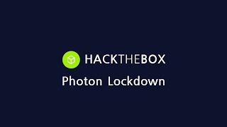 HackTheBox  Challenges  Hardware  Photon Lockdown [upl. by Magill542]