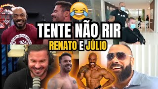 🔴TENTE NÃO RIR  OS MELHORES MOMENTOS DO RENATO CARIANI E JÚLIO BALESTRIN 🤣 [upl. by Jempty]