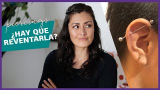 ¿Debes REVENTAR la famosa bolita 🤔 Te explico sobre los quotqueloidesquot  Piercings [upl. by Anitneuq]