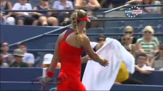 US Open 2013 Round 4 Highlights Carla Suarez vs Angelique Kerber [upl. by Atikram922]