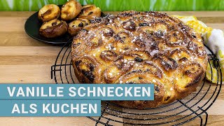 Vanille Schnecken  In drei Varianten und in Kuchenform [upl. by Maisey90]