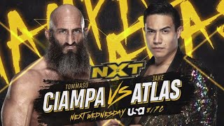 Tommaso Ciampa vs Jake Atlas Full Match [upl. by Akoyn]