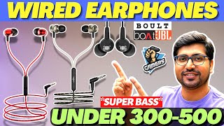 TOP 4🔥Best Wired Earphones 2024🔥Best Earphones Under 500 rs🔥Best Wired Earphones Under 500 [upl. by Eleanor8]