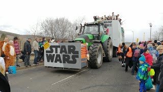 Faschingszug Himmelstadt mit 58 Wagen und Fußgruppen der schönste längste Faschingzug in der Region [upl. by Onit]