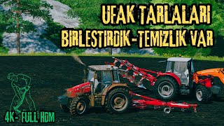 UFAK TARLALARIMIZI BIRLESTIRDIK  VE SONRAKI VIDEOPDA TAS TOPLAMAYA GECIYORUZ DOSTLAR  4K FULL HDM [upl. by Ttnerb]