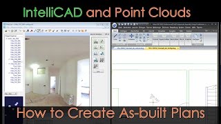 VirtuSurv IntelliCAD and Point Clouds Create AsBuilt Plans [upl. by Llenrep]