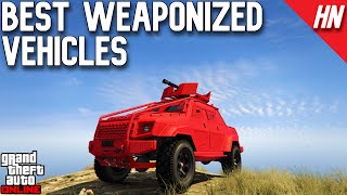 Top 5 Weaponized Vehicles In GTA Online [upl. by Attiuqaj]