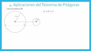 T8 04 Teorema de Pitágoras y Aplicación  Mates 3º ESO [upl. by Naimed]