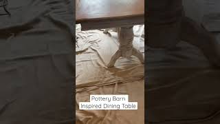 Pottery Barn Inspired Dining Table Makeover with Paint [upl. by Louis]