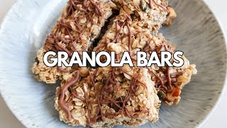 The BEST Homemade Granola Bars [upl. by Elleynod]