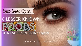 FROM PLATE TO HEALTH 8 SUPERFOODS THAT SUPPORT OUR VISION [upl. by Dnalram]