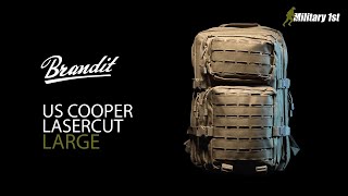 Brandit US Cooper Lasercut Rucksack Large [upl. by Eseekram]