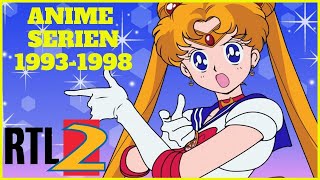 Zeichentrickserien 90er RTL2  Anime Serien RTL2  Als wir noch jung waren 1993  1998 [upl. by Eidassac]