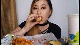 Taco Bell Mukbang 목방Chalupa Tacos Burrito Nacho Fries [upl. by Pope]