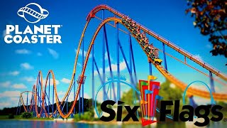 Six Flags Planet Coaster  Planet Coaster Series  Part 2 [upl. by Gabriella]