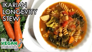 IKARIAN Longevity Stew  WFPB RECIPE  Blue Zones Diet  The Vegan Test Kitchen [upl. by Seaden433]